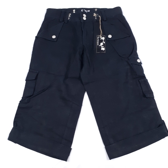 The Hempest Pants - The Hempest Black Capris Size 4